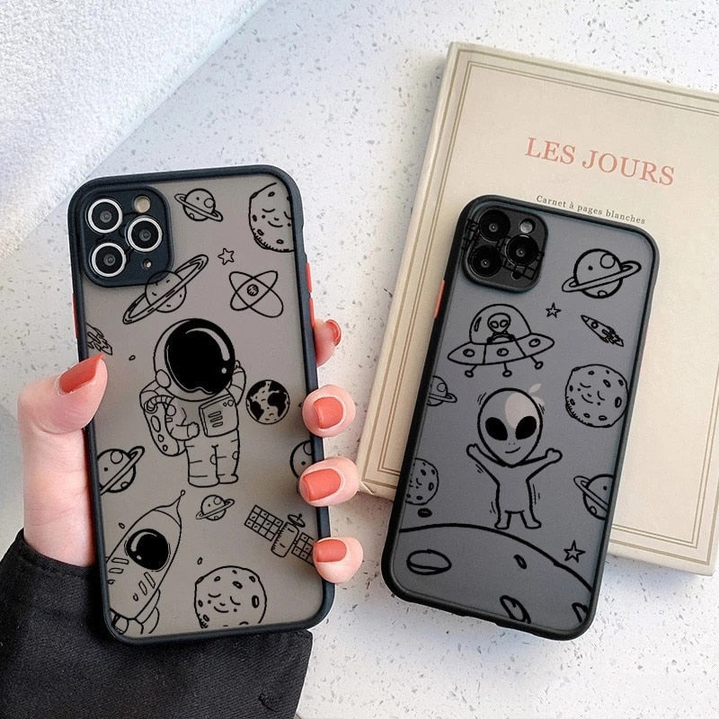 Cute Astronaut Planet iPhone Case-Fonally-Fonally-iPhone-Case-Cute-Royal-Protective