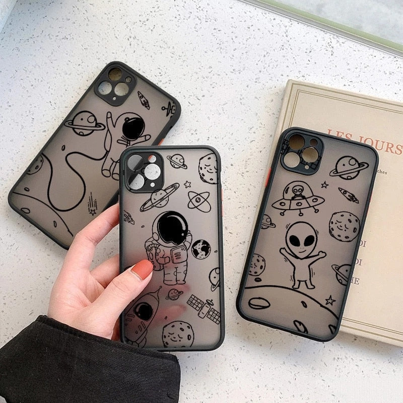 Cute Astronaut Planet iPhone Case-Fonally-Fonally-iPhone-Case-Cute-Royal-Protective