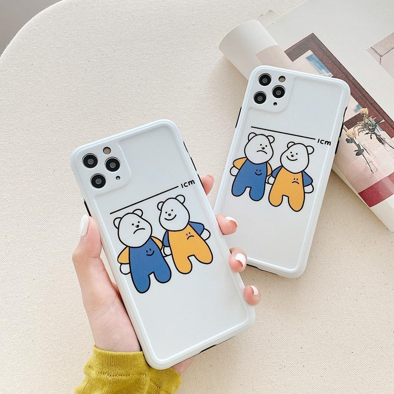 Cute Bear & Friends iPhone Case-Fonally-Fonally-iPhone-Case-Cute-Royal-Protective
