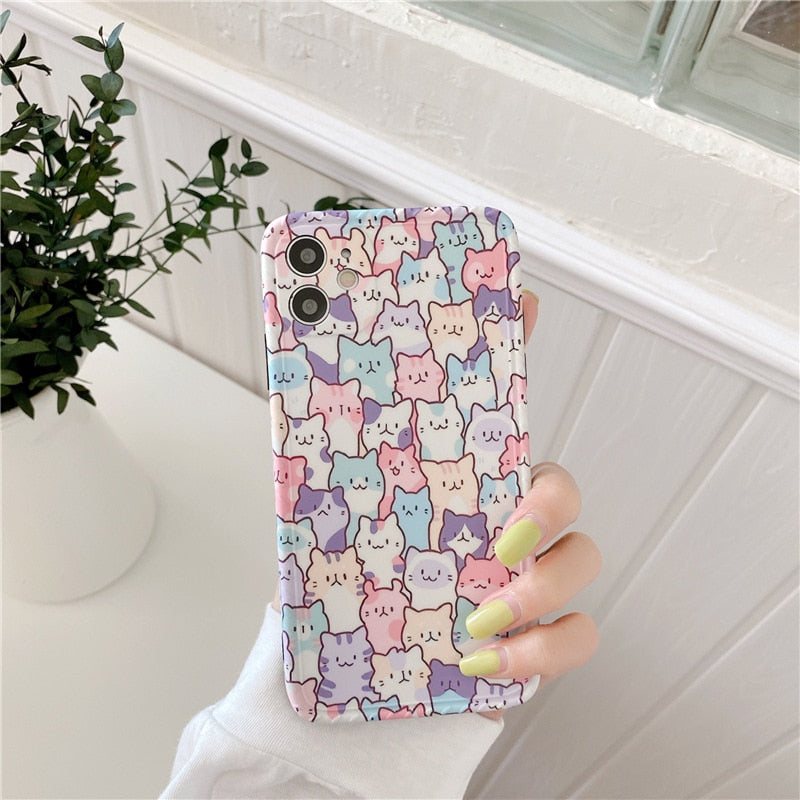 Cute Cats iPhone Case-Fonally-Fonally-iPhone-Case-Cute-Royal-Protective