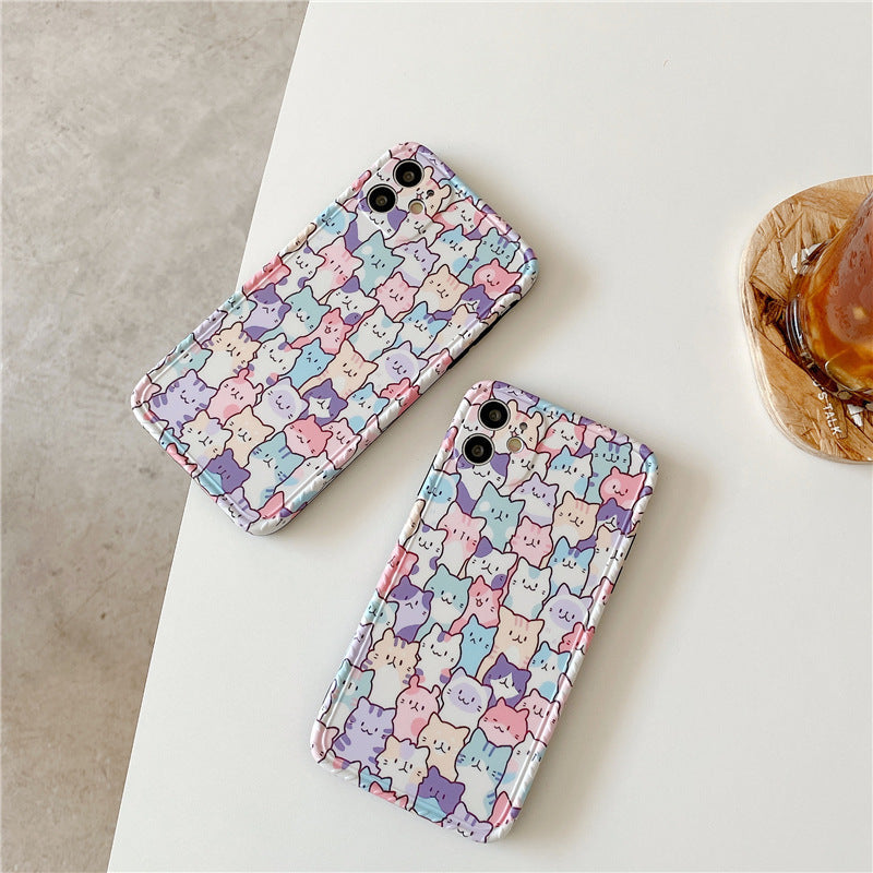 Cute Cats iPhone Case-Fonally-Fonally-iPhone-Case-Cute-Royal-Protective