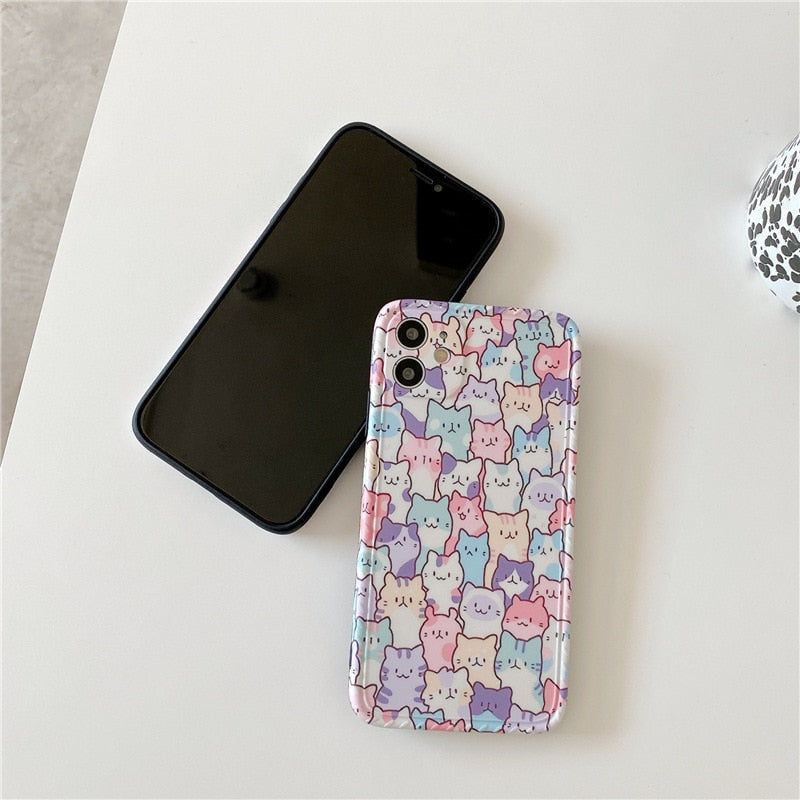 Cute Cats iPhone Case-Fonally-Fonally-iPhone-Case-Cute-Royal-Protective