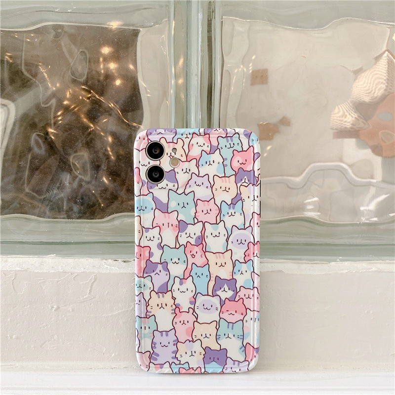Cute Cats iPhone Case-Fonally-Fonally-iPhone-Case-Cute-Royal-Protective