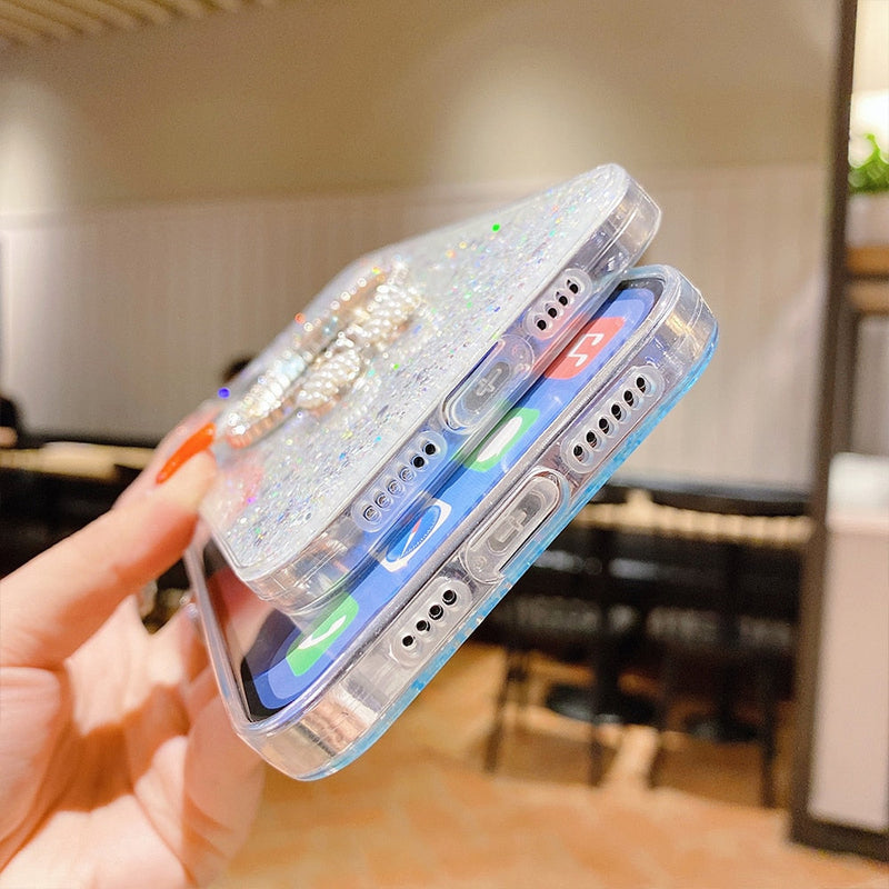 Cute Makeup Mirror Glitter iPhone Case-Fonally-Fonally-iPhone-Case-Cute-Royal-Protective