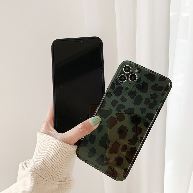 Dark Green Leopard iPhone Case-Fonally-Fonally-iPhone-Case-Cute-Royal-Protective