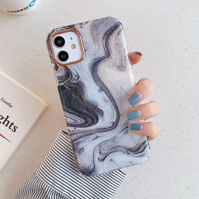 Dream Flow Marble iPhone Case-Fonally-Fonally-iPhone-Case-Cute-Royal-Protective