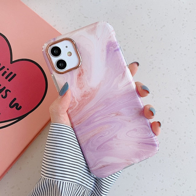 Dream Flow Marble iPhone Case-Fonally-Fonally-iPhone-Case-Cute-Royal-Protective