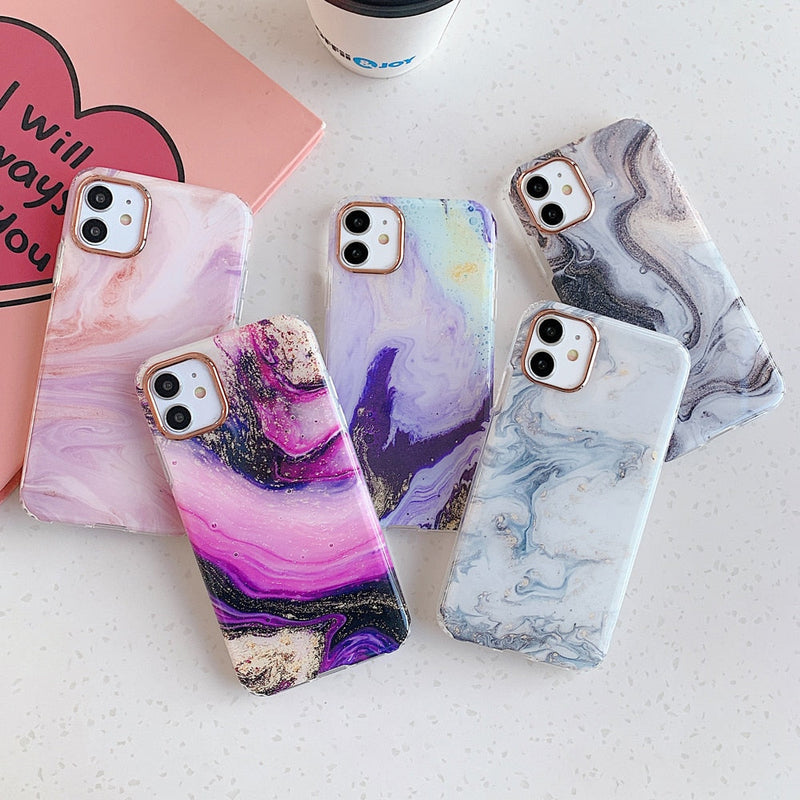 Dream Flow Marble iPhone Case-Fonally-Fonally-iPhone-Case-Cute-Royal-Protective