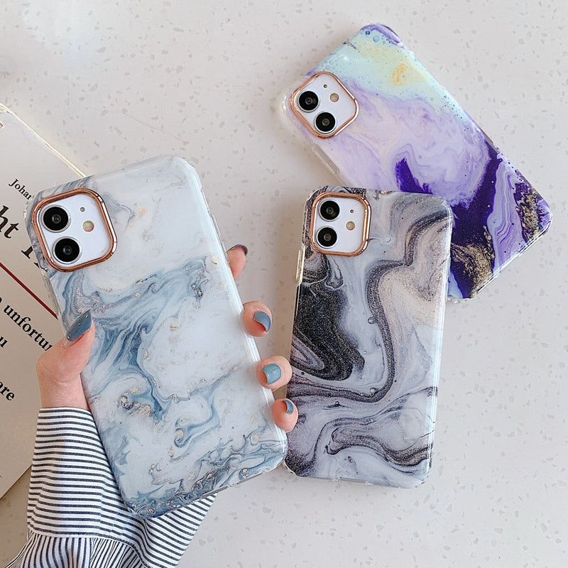 Dream Flow Marble iPhone Case-Fonally-Fonally-iPhone-Case-Cute-Royal-Protective