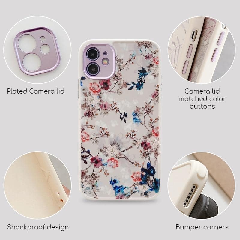 Exotic Blooms iPhone Case-Fonally-Fonally-iPhone-Case-Cute-Royal-Protective