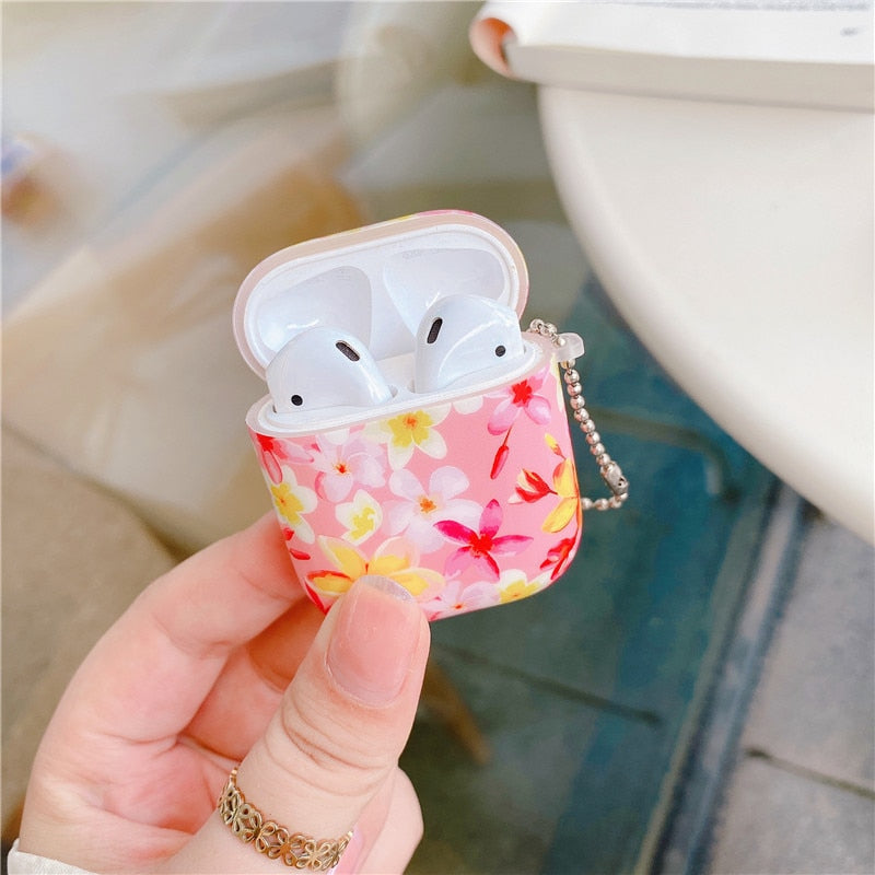 Floral iPhone AirPods Case Combo-Fonally-Fonally-iPhone-Case-Cute-Royal-Protective