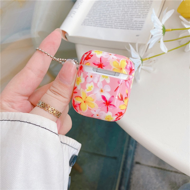 Floral iPhone AirPods Case Combo-Fonally-Fonally-iPhone-Case-Cute-Royal-Protective