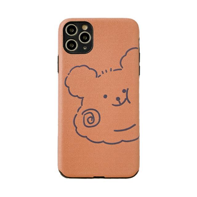 Fluffy Bear iPhone Case-Fonally-Fonally-iPhone-Case-Cute-Royal-Protective