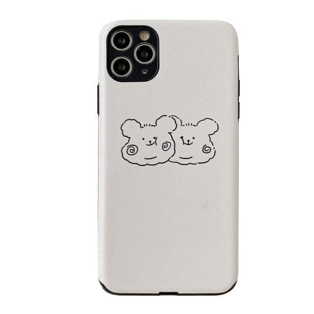 Fluffy Bear iPhone Case-Fonally-Fonally-iPhone-Case-Cute-Royal-Protective