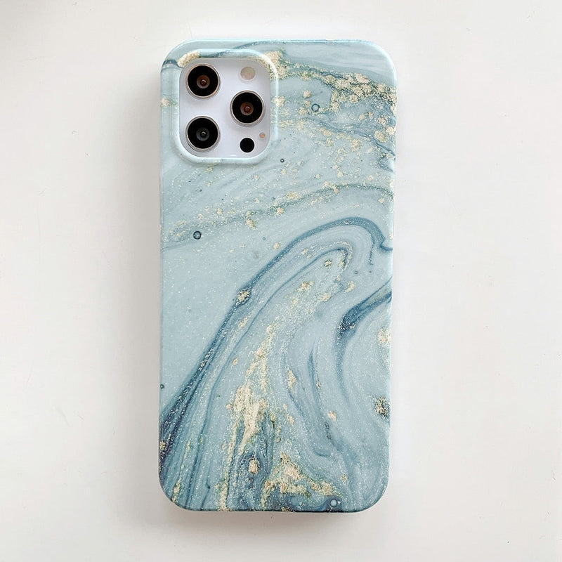 Glitter Flow Marbleous iPhone Case-Fonally-Fonally-iPhone-Case-Cute-Royal-Protective