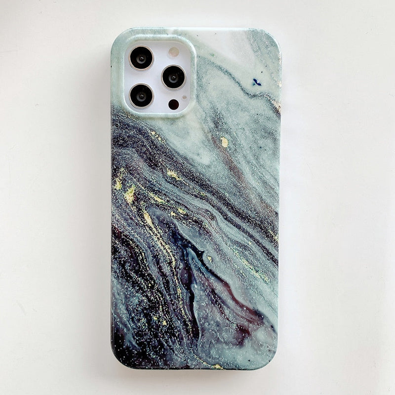 Glitter Flow Marbleous iPhone Case-Fonally-Fonally-iPhone-Case-Cute-Royal-Protective