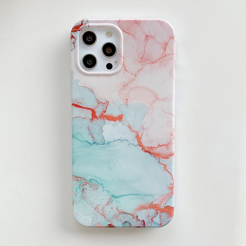 Glitter Flow Marbleous iPhone Case-Fonally-Fonally-iPhone-Case-Cute-Royal-Protective