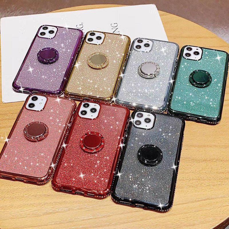 Glitter iPhone Case 2 with Diamond Ring-Fonally-Fonally-iPhone-Case-Cute-Royal-Protective