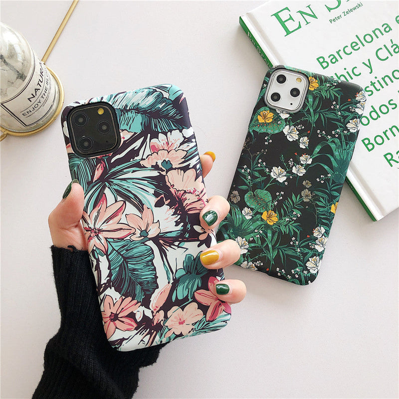 Glow In The Dark Floral iPhone Case-Fonally-Fonally-iPhone-Case-Cute-Royal-Protective