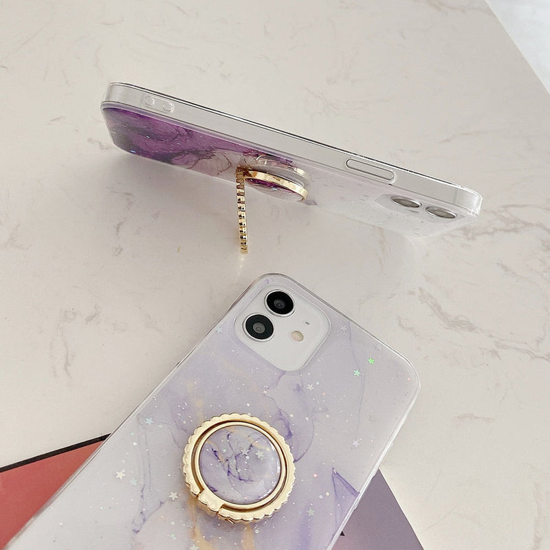 Gold Dust Marble iPhone Case-Fonally-Fonally-iPhone-Case-Cute-Royal-Protective