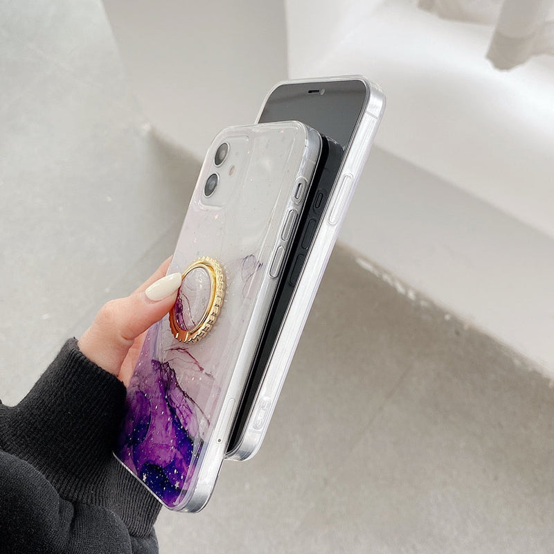 Gold Dust Marble iPhone Case-Fonally-Fonally-iPhone-Case-Cute-Royal-Protective