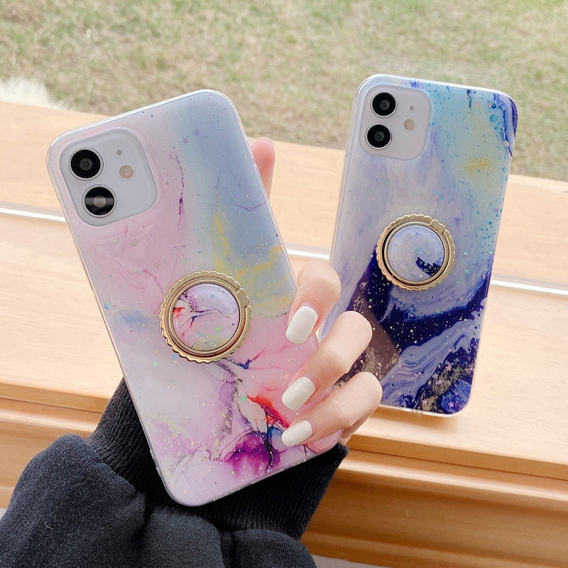 Gold Dust Marble iPhone Case-Fonally-Fonally-iPhone-Case-Cute-Royal-Protective