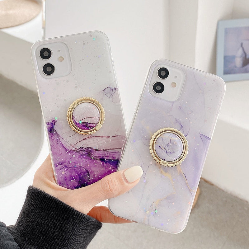 Gold Dust Marble iPhone Case-Fonally-Fonally-iPhone-Case-Cute-Royal-Protective