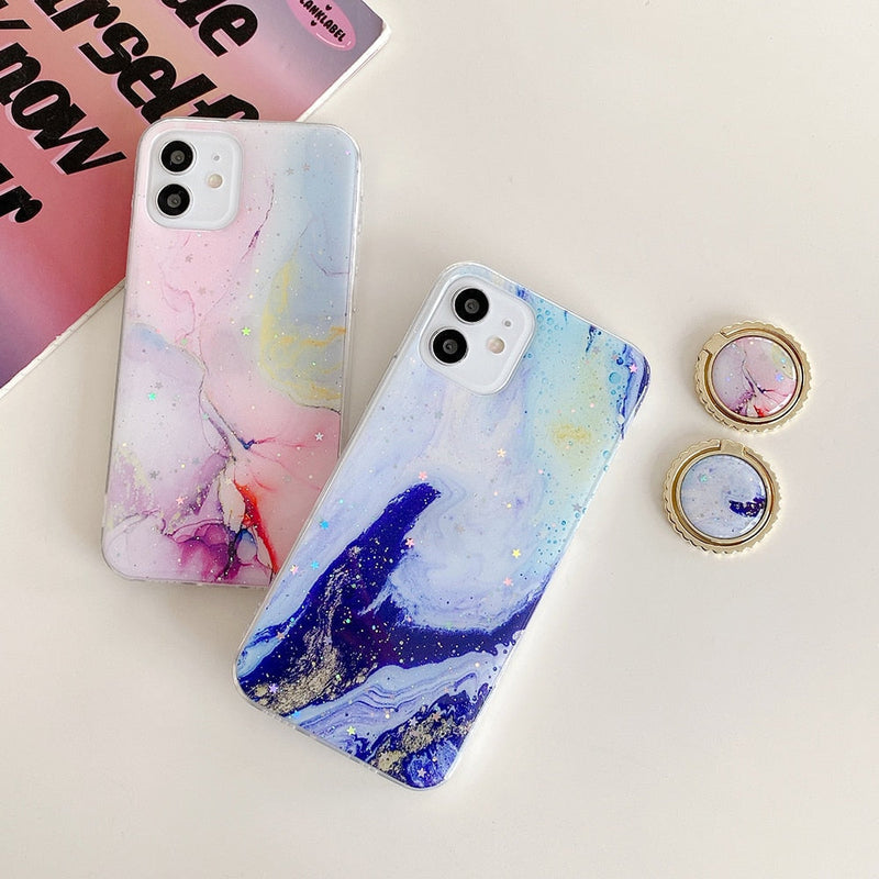 Gold Dust Marble iPhone Case-Fonally-Fonally-iPhone-Case-Cute-Royal-Protective
