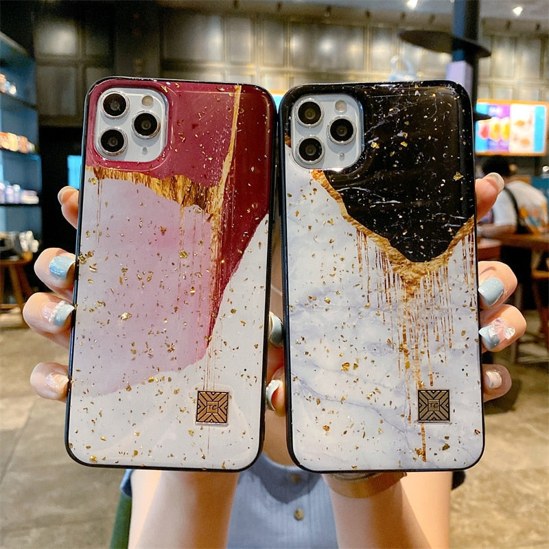 Gold Lava iPhone Case-Fonally-Fonally-iPhone-Case-Cute-Royal-Protective