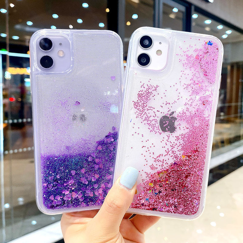 Hearts & Glitters iPhone Case-fonallycases-Fonally-iPhone-Case-Cute-Royal-Protective