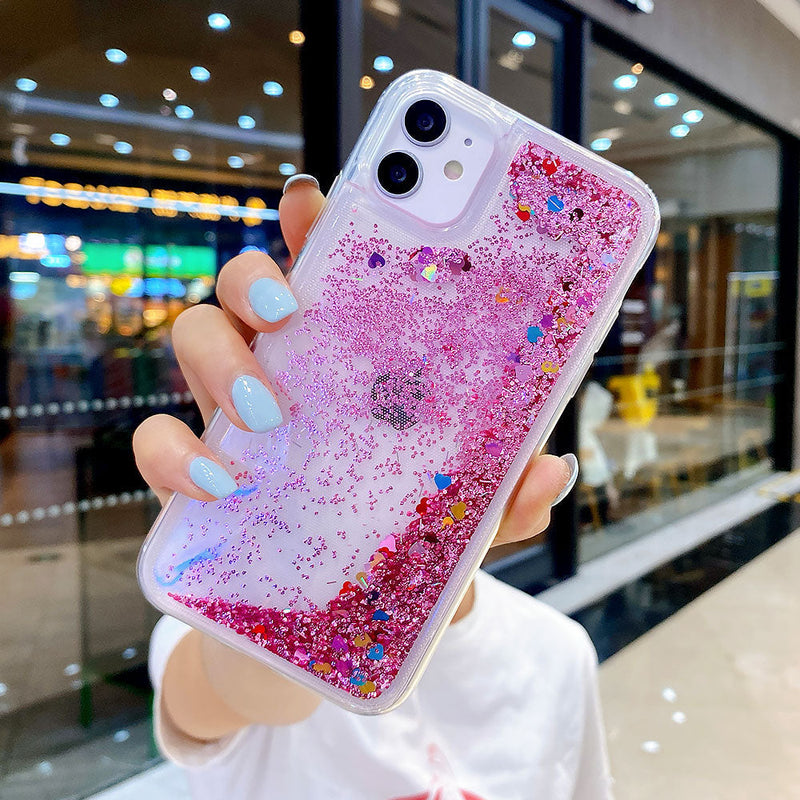 Hearts & Glitters iPhone Case-fonallycases-Fonally-iPhone-Case-Cute-Royal-Protective