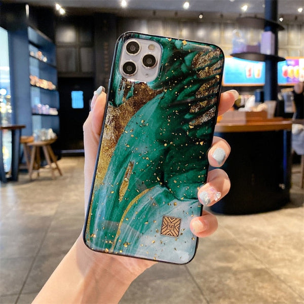 Jade Marble iPhone Case-Fonally-For iPhone 12 Pro Max-A-Fonally-iPhone-Case-Cute-Royal-Protective