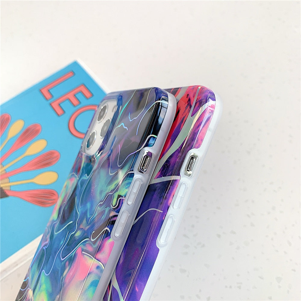 Laser Marble iPhone Case-Fonally-