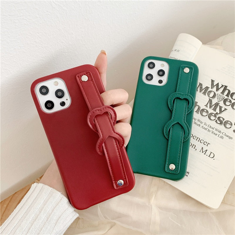 Leatherlike iPhone Case With Adjustable Strap-Fonally-Fonally-iPhone-Case-Cute-Royal-Protective