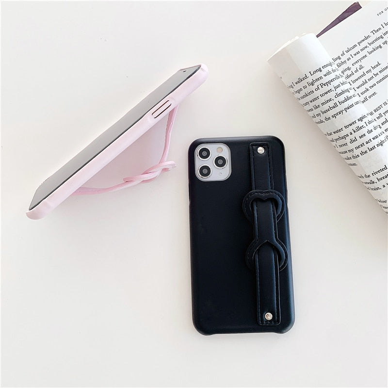 Leatherlike iPhone Case With Adjustable Strap-Fonally-Fonally-iPhone-Case-Cute-Royal-Protective