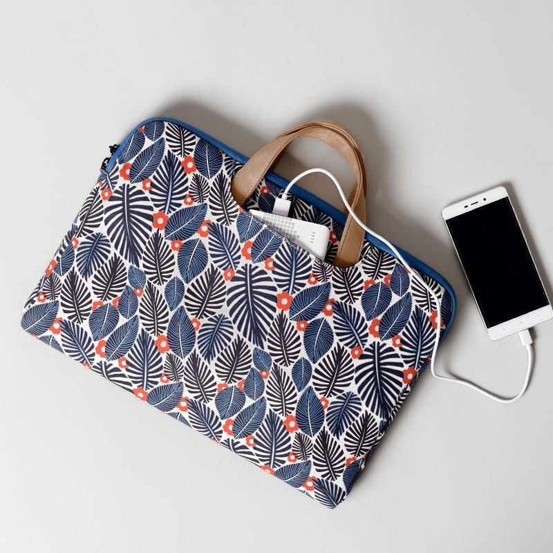 Leaves MacBook Bag-Fonally-Fonally-iPhone-Case-Cute-Royal-Protective