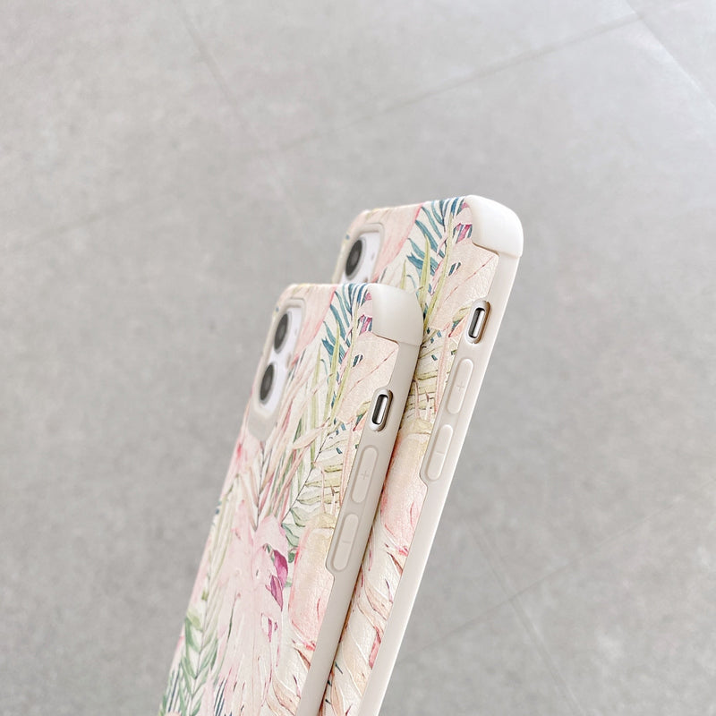 Leaves iPhone Case-Fonally-Fonally-iPhone-Case-Cute-Royal-Protective