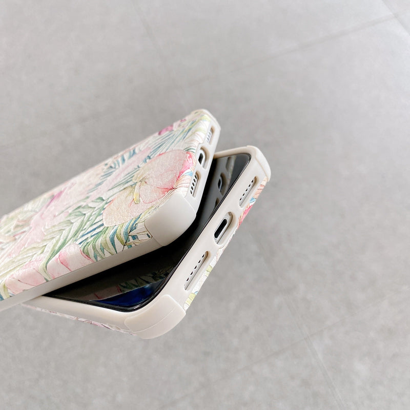 Leaves iPhone Case-Fonally-Fonally-iPhone-Case-Cute-Royal-Protective