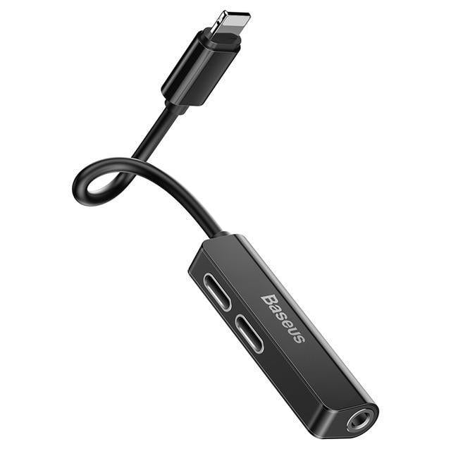 Listen & Charge Adapter-Fonally-Black-