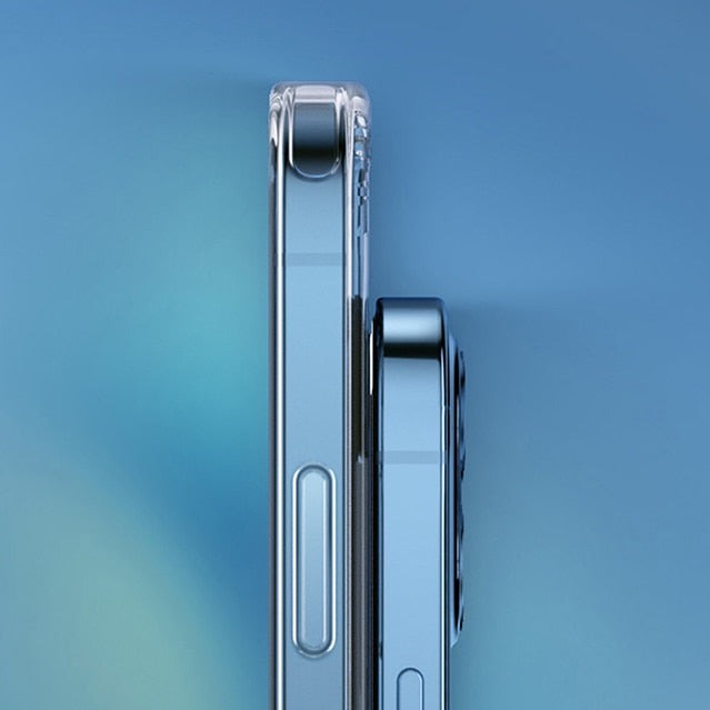 MagSafe Compatible Transparent and Silicone iPhone Case-Fonally-Fonally-iPhone-Case-Cute-Royal-Protective