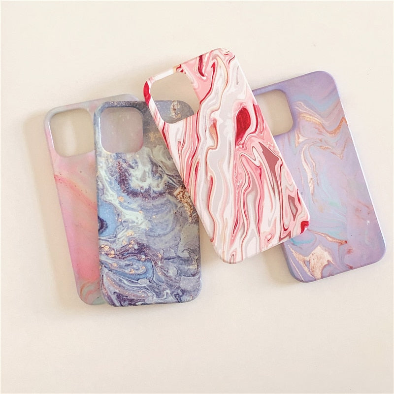 Marble iPhone AirPods Case Combo 2-Fonally-Fonally-iPhone-Case-Cute-Royal-Protective
