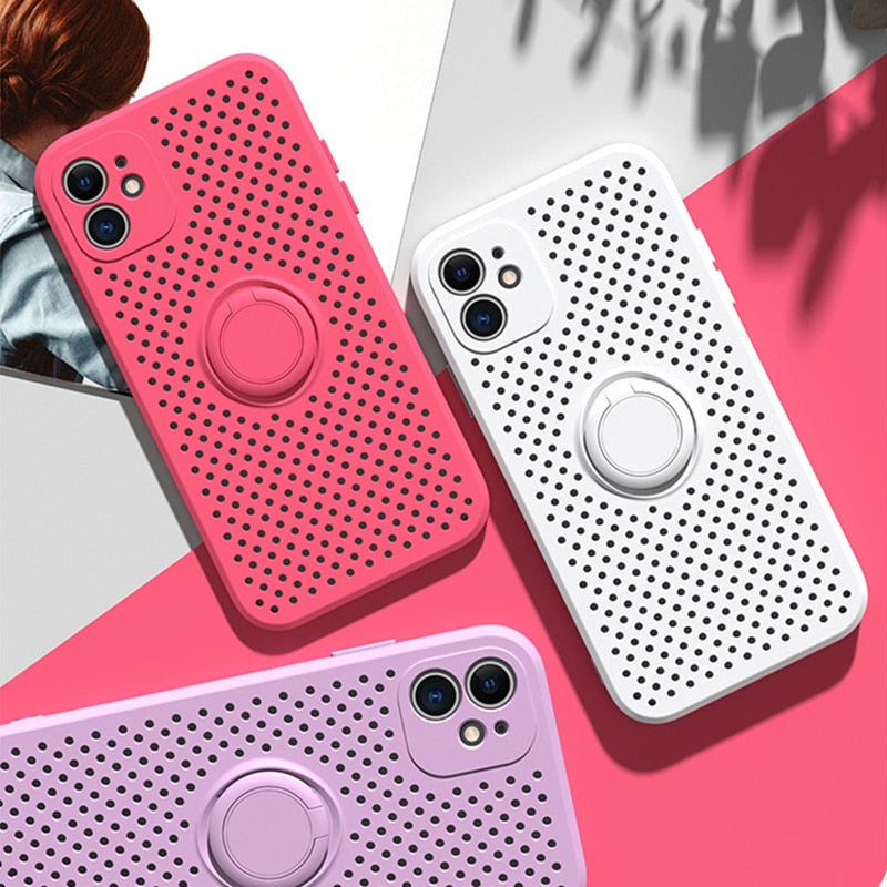 Mesh iPhone Case with ring-Fonally-Fonally-iPhone-Case-Cute-Royal-Protective
