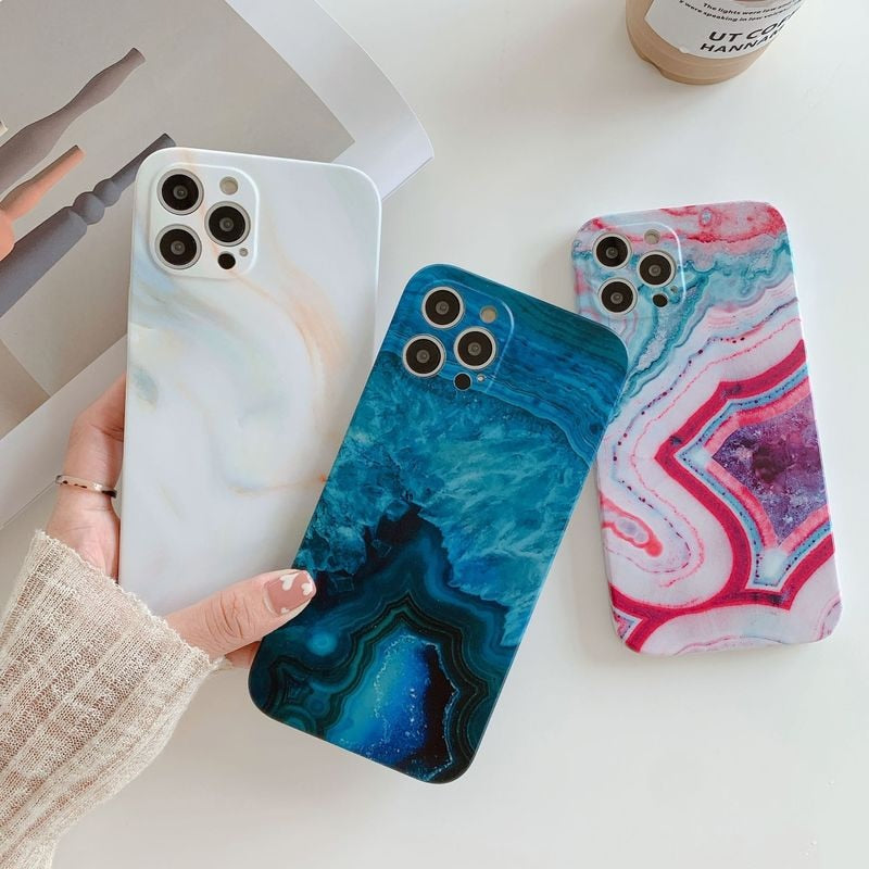 Metamorphic Marble iPhone Case-Fonally-Fonally-iPhone-Case-Cute-Royal-Protective