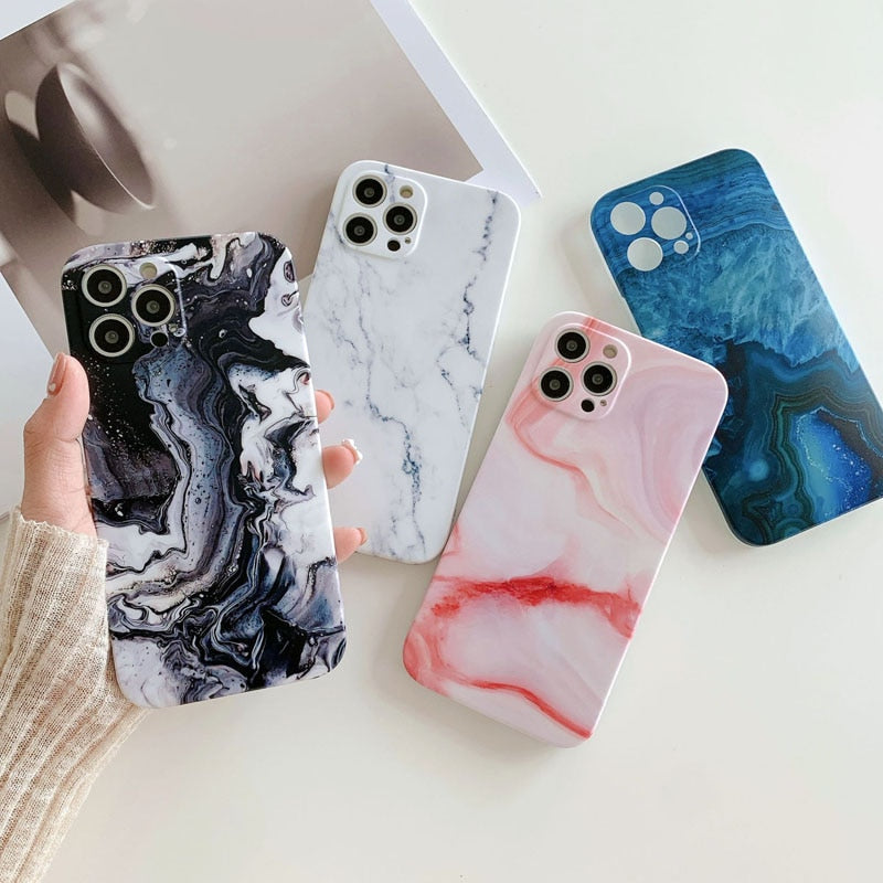 Metamorphic Marble iPhone Case-Fonally-Fonally-iPhone-Case-Cute-Royal-Protective