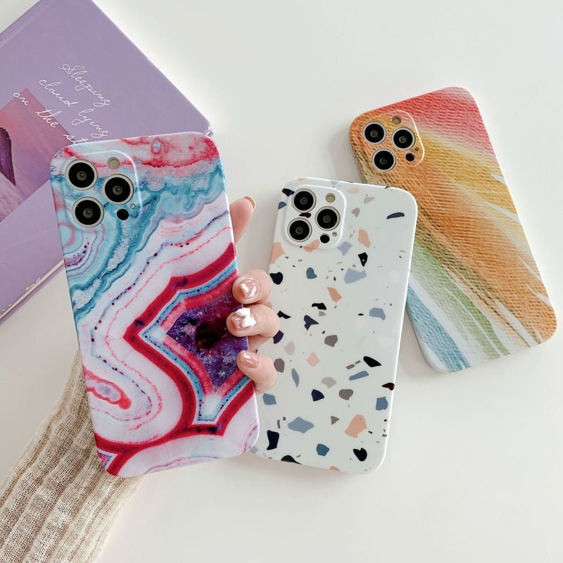 Metamorphic Marble iPhone Case-Fonally-Fonally-iPhone-Case-Cute-Royal-Protective