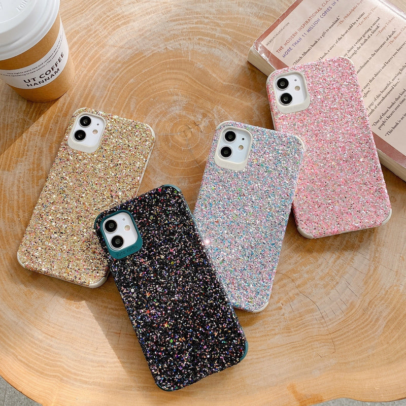 Multicolor Glitter iPhone Case-Fonally-Fonally-iPhone-Case-Cute-Royal-Protective