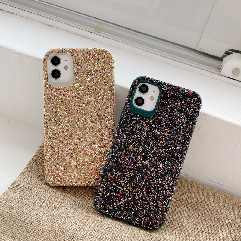 Multicolor Glitter iPhone Case-Fonally-Fonally-iPhone-Case-Cute-Royal-Protective