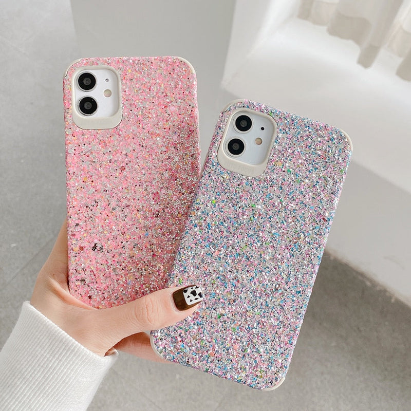 Multicolor Glitter iPhone Case-Fonally-Fonally-iPhone-Case-Cute-Royal-Protective