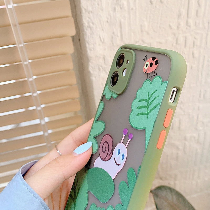 Nature Cartoon iPhone Case-Fonally-Fonally-iPhone-Case-Cute-Royal-Protective