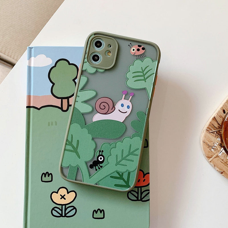 Nature Cartoon iPhone Case-Fonally-Fonally-iPhone-Case-Cute-Royal-Protective